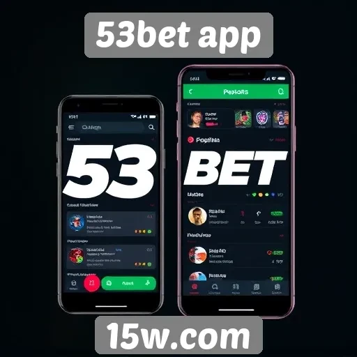 Apostas esportivas no 53bet app são populares